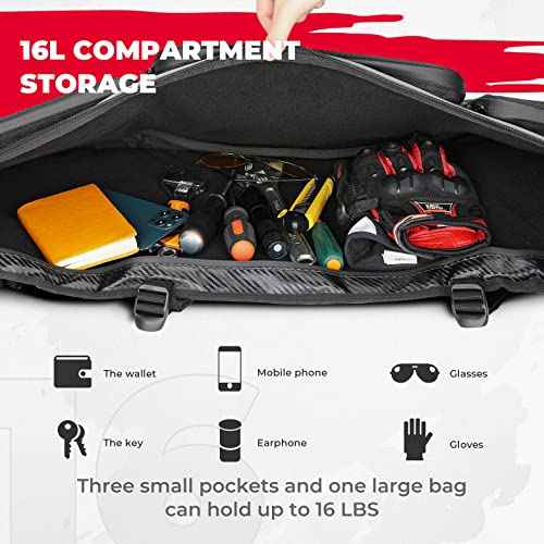 KEMIMOTO UTV Roof Bag 1680D 4.2 Gal Storage Compatible with CFMOTO ZForce 950 HO/HOEX 2022-2024 / ZForce 950 Sport 2020-2022 G1, Large-Capiticy Water-Resistant Overhead Roof Storage Bag