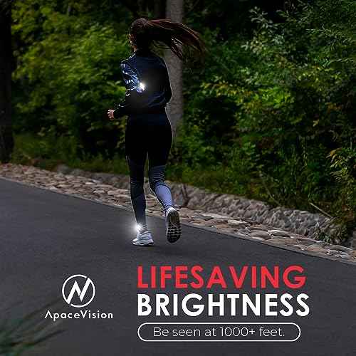 LED Safety Light (2 Pack) - Clip On Strobe/Running Lights for Runners, Dog, Bike, Walking, Boat, Kayak, Stroller and More - High Visibility Accessories for Your Reflective Gear, Bicycle