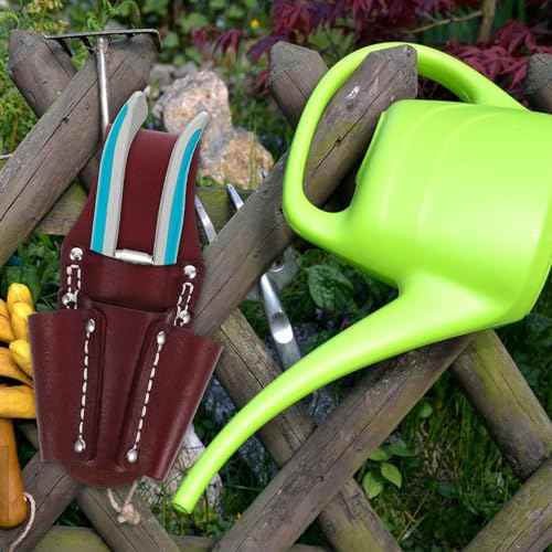 2pcs Work Pouch for Men Leather Sheaths Belt Pouch Electrician Tool Waist Bag for Men Waist Pouch