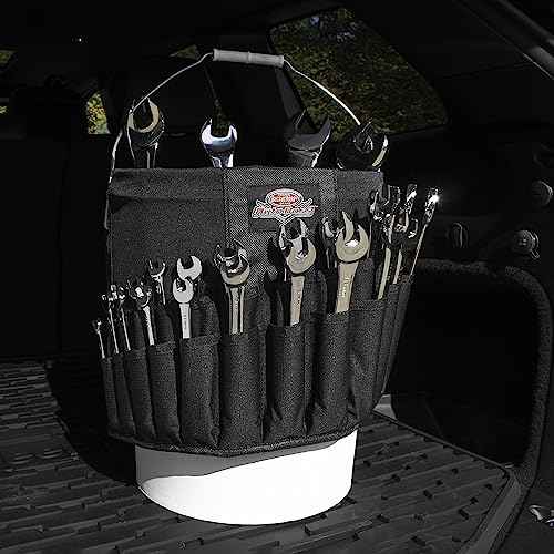 Bucket Boss Wrench Boss Bucket Tool Organizer in Black, AB30020