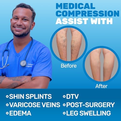 (3 Pairs) Petite Sheer Short-Length Compression Socks for Women 15-20mmHg - Women's Graduated Knee High Support Stockings for Circulation - A403