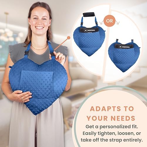 MOYOAMA Open Heart Surgery Pillow for Heart Surgery Recovery Gifts - After Bypass Surgery Must Haves, Gifts for Chest Surgery Recovery, Seatbelt Pillows for Post-Surgery, Shock Absorbing Chest Pillow