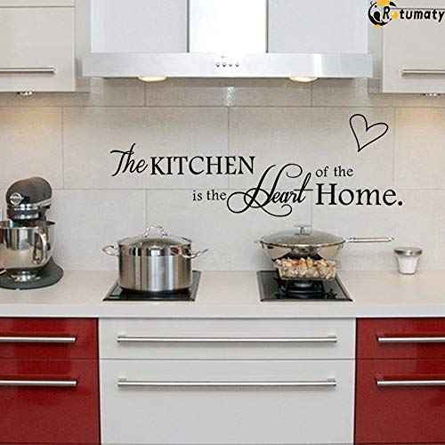 The Kitchen' Quote Wall Stickers Kitchen & Dining Room Wall Decal Vinyl Home D?cor (Size A)