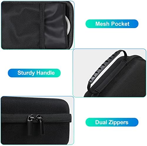 BOVKE Carrying Case for iHealth Track Smart Upper Arm Blood Pressure Monitor, iHealth Bluetooth Blood Pressure Machine Case, Black