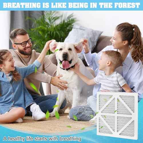 Upgraded 8x8x1 MERV 13 Furnace Replacement Filter, Household air conditioning and Air conditioning HVAC Filter Replacement,6 Pack