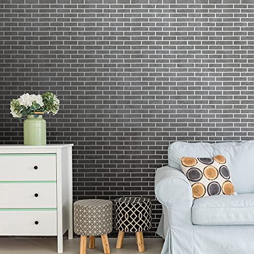 Herringbone Geometric Modern Wall Stencils Pattern Wall Decor Reusable Film Decorative for Painting, Stencils for Walls (Classic Style), 8 Pieces, 12 x 12 Inch