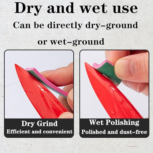 3mm Sanding Sponge 15Pc 800-2000 Grit Wet Dry for Gundam Models 3D Printing PLA