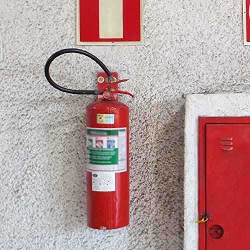 Fire Extinguisher Mount, Wall Hook, Fire Extinguisher Bracket up to 40 lbs Extinguishers, Suitable for Big and Small fire (12 Brackets)