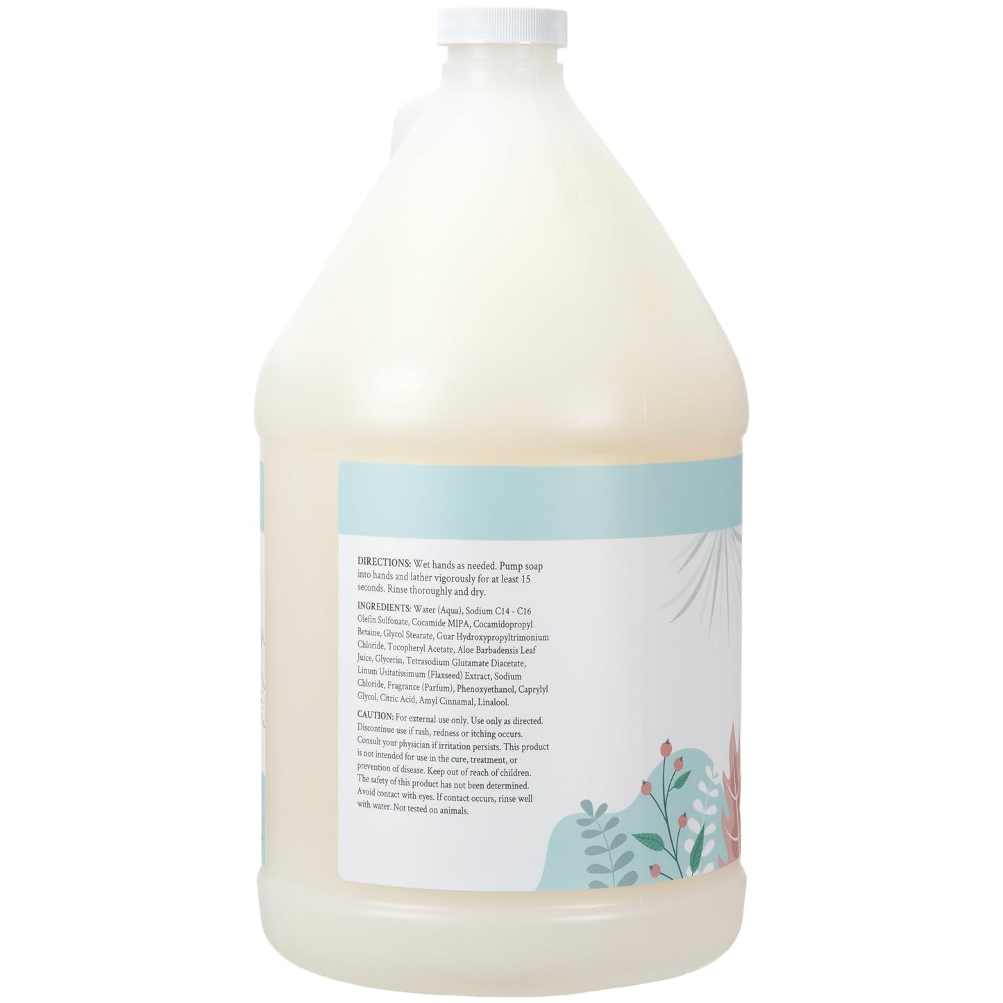 Ginger Lily Farms Botanicals Conditioning Liquid Hand Soap Refill, 100% Vegan & Cruelty-Free, Cucumber Mint Bliss Scent, 1 Gallon (128 fl oz)