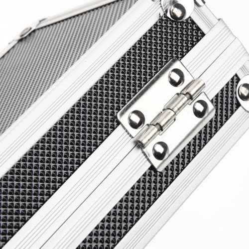 GANAZONO Metal Tool Box Metal Tool Box Vessel s Aluminum Case Pick Up Truck Bed Trailer Family Box Organizer Storage Box for Home Multis
