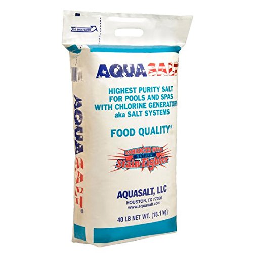 AquaSalt Chlorine Generator Salt for Swimming Pools - Qty. 6 (40 Lb. Bag)