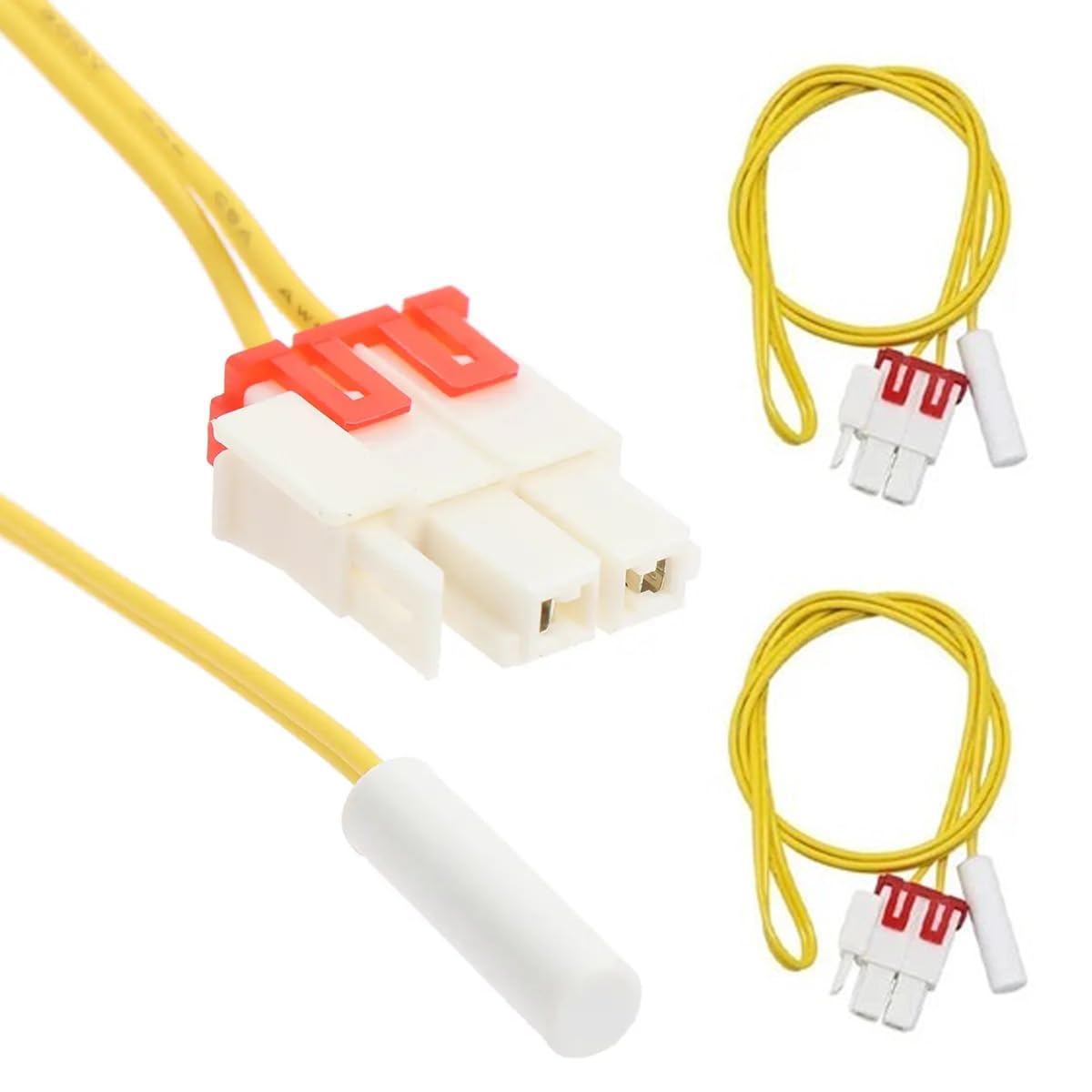 RecDec 2 Pack Refrigerator Defrost Temp Sensor Replacement Temperature Thermostat Probe for Samsung Fridge Units DA32-00006W RF217ACRS