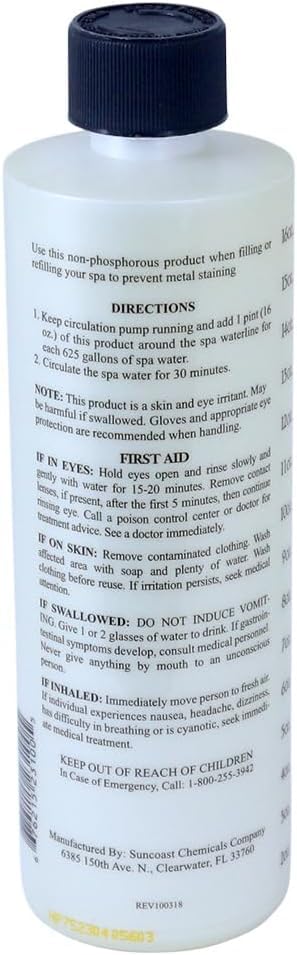 SpaChoice 1-Pint 2-Pack Premium Metal Free, Metal Gone for Spa Hot Tub, Made in USA