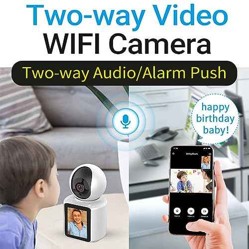 Two-Way Video Camera 2.8-inch Screen,Pet Camera,Dog Camera,Indoor Home Nanny Camera,Baby/Elder/Nanny/Dog/Pet Camera with Phone App(Im Cam),360¡ÆSmart Security Camera,1080p HD
