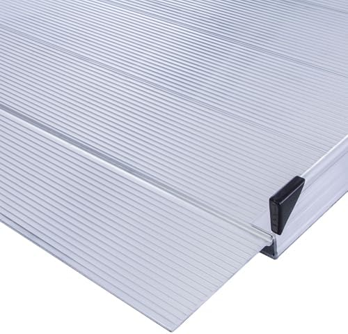 6' L Silver Spring Portable Wheelchair Ramp with Handrails, 850 lb. Capacity for Scooters, Walkers, Canes, Rollators - 6' L x 36" W