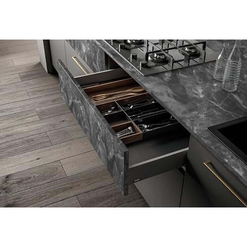 Guvana Matte Marble Contact Paper for Countertop 15.7''x78.7'' Removable Grey Wallpaper Marble Peel and Stick Wallpaper Matte Marble Contact Paper Waterproof Self Adhesive Wall Paper for Kitchen Decor