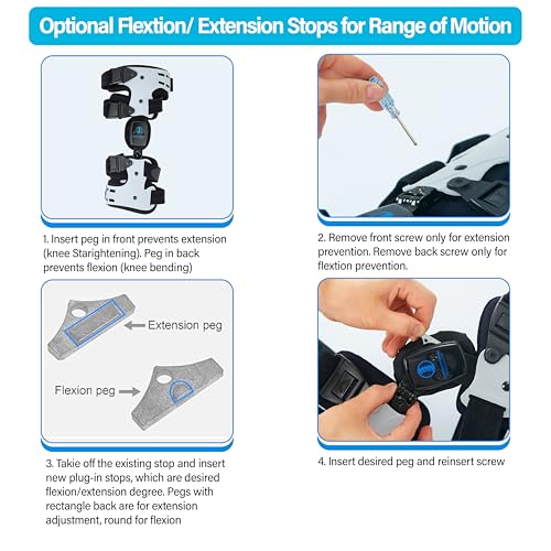 Comfyorthopedic OA Unloader Knee Brace Support for Osteoarthritis, Bone on Bone Arthritis Knee Joint Pain Cartilage Relief, Medial /Inside Plus Size Offloader L1851/L1843 Fits Up to 32in Thigh Circumference