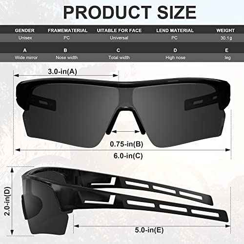 Tinted Safety Glasses for Men Women, Safety Goggles Impact Resistant, ANSI Z87.1+ UV400 Eye Protection, Anti Scratch