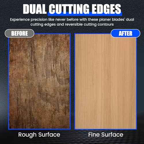 9 Pack 13-Inch Planer Blades Replacement Heat Treated Compatible with DeWalt DW735 DW735X Planer Heat Treated Replacement Compatible with DW7352 Planer Knives