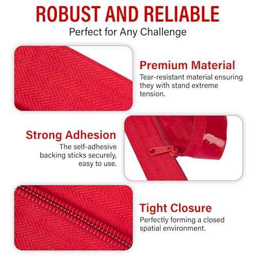 12 Pack Heavy Duty Zipper Door with Plastic Sheeting Cutter,7ft x 3in Double-Sided Self-Adhesive Zipper Door for Dust Barriers,Greenhouses,Construction Sites