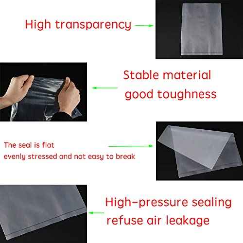 60 Pcs Paint Sprayer Cup Liners, Spray Gun Cup Canister Liners, Transparent Paint Sprayer Bags for Paint Sprayer Parts Accessories (7.87 * 11.8 inch)