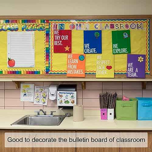 PATIKIL 2.24" x 32.8Ft Bulletin Board Border,Scalloped Trim Strips Wall Decor for Locker Classroom Cork Poster Black Board White Chalkboard, Light Pink