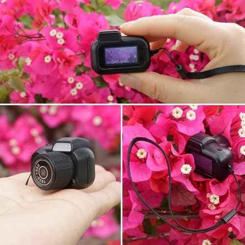Keychain Camera, World's Smallest 1080P HD Mini Camera, Retro Portable Mini, 100 Mins Battery Life, for Students, Kids (32G)