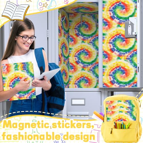 Denylo pro 6 Pcs Locker Magnetic Wallpaper Locker Graffiti Wall Magnetic Sticker for Back to School Locker Accessories Classroom Office Supplies