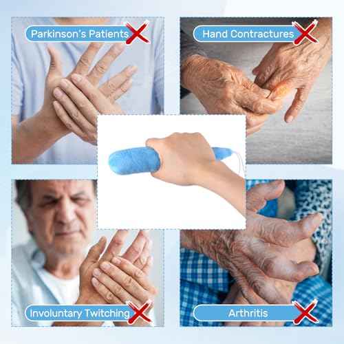 Soulchen 4 Pcs Palm Protector for Hand Carrot Shape Contracture Cushion with Wands, Support Finger Open Prevent Hand Contracture for Parkinson Dementia Arthritis