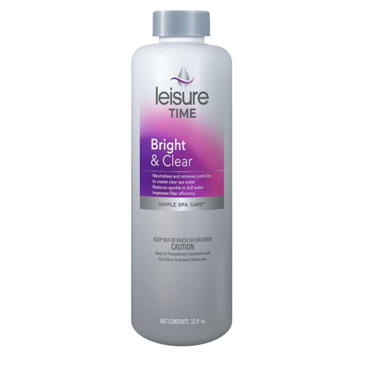 Leisure Time A Spa Bright and Clear, Clarifying Formula for Enhanced Water Clarity and Filter Performance in Spas, 2lbs