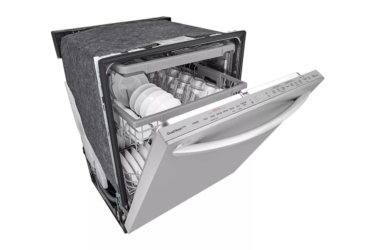 LG LDTS5552S Top Control Dishwasher with QuadWash, TrueSteam, Dynamic Dry, 3rd Rack, 46 dBA, PrintProof Stainless Steel