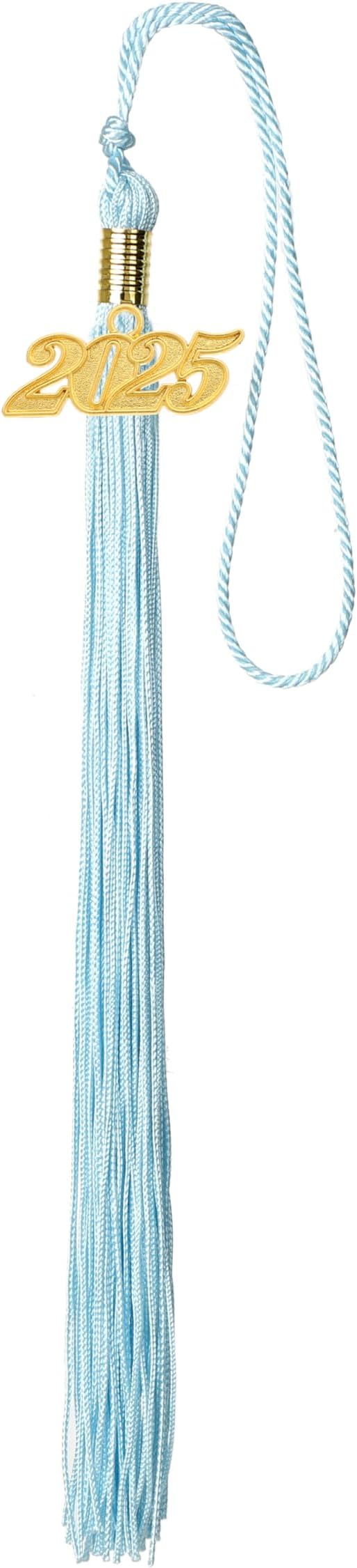 Unisex Adult Matte Graduation Cap with Tassel Year Charm