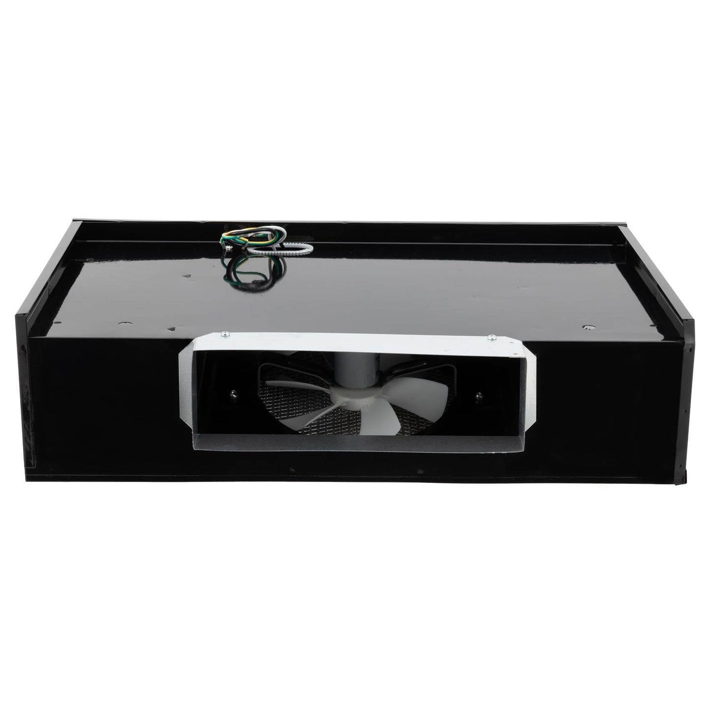 Camper Comfort RV Range Hood with Fan and Light | 20'' | 12V | Black