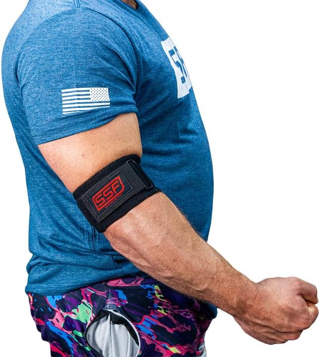 SERIOUS STEEL FITNESS Compression Cuff | Arm, Bicep, Calf and Elbow Compression Sleeve (SINGLE)