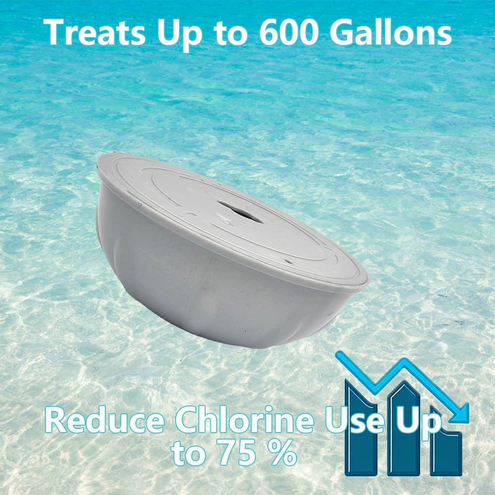 Hot Tub Cartridges Replacement for Frog Ease Floating System，Compatible with Frog Ease Floating System，Continuously Releasing Chlorine for 3-4 Weeks，Smart Self-Regulating Water Treatment-3Pack
