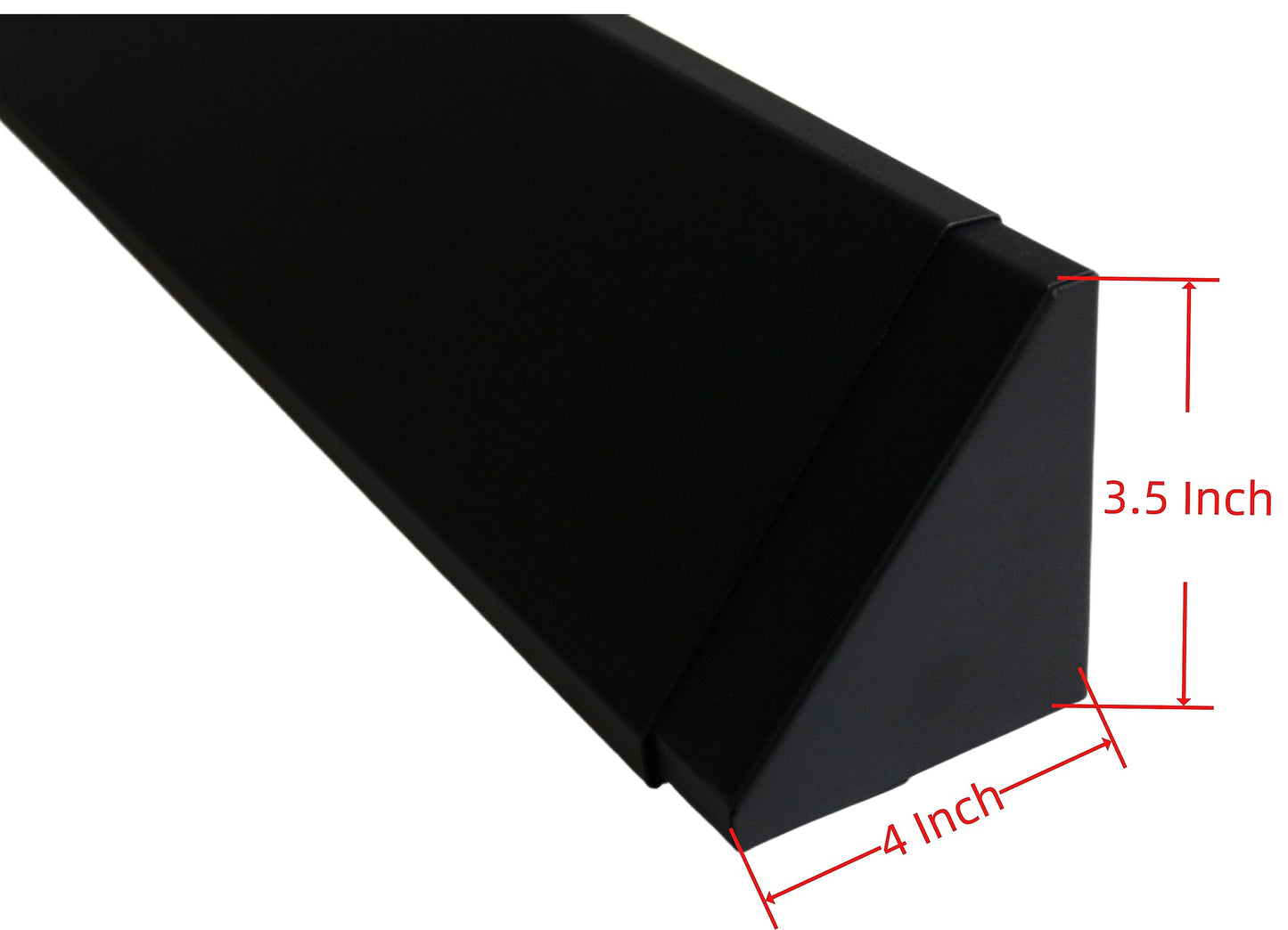 Americangaslogs Black Adjustable Fireplace Hood for 28 to 48" Harmony Burners Fireplace Hood Heat Shield （Patent Applied）