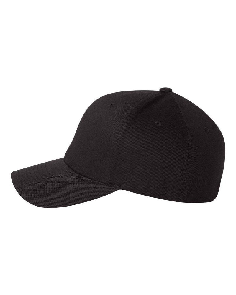 Flexfit 6277 Wooly Combed Twill Cap Black