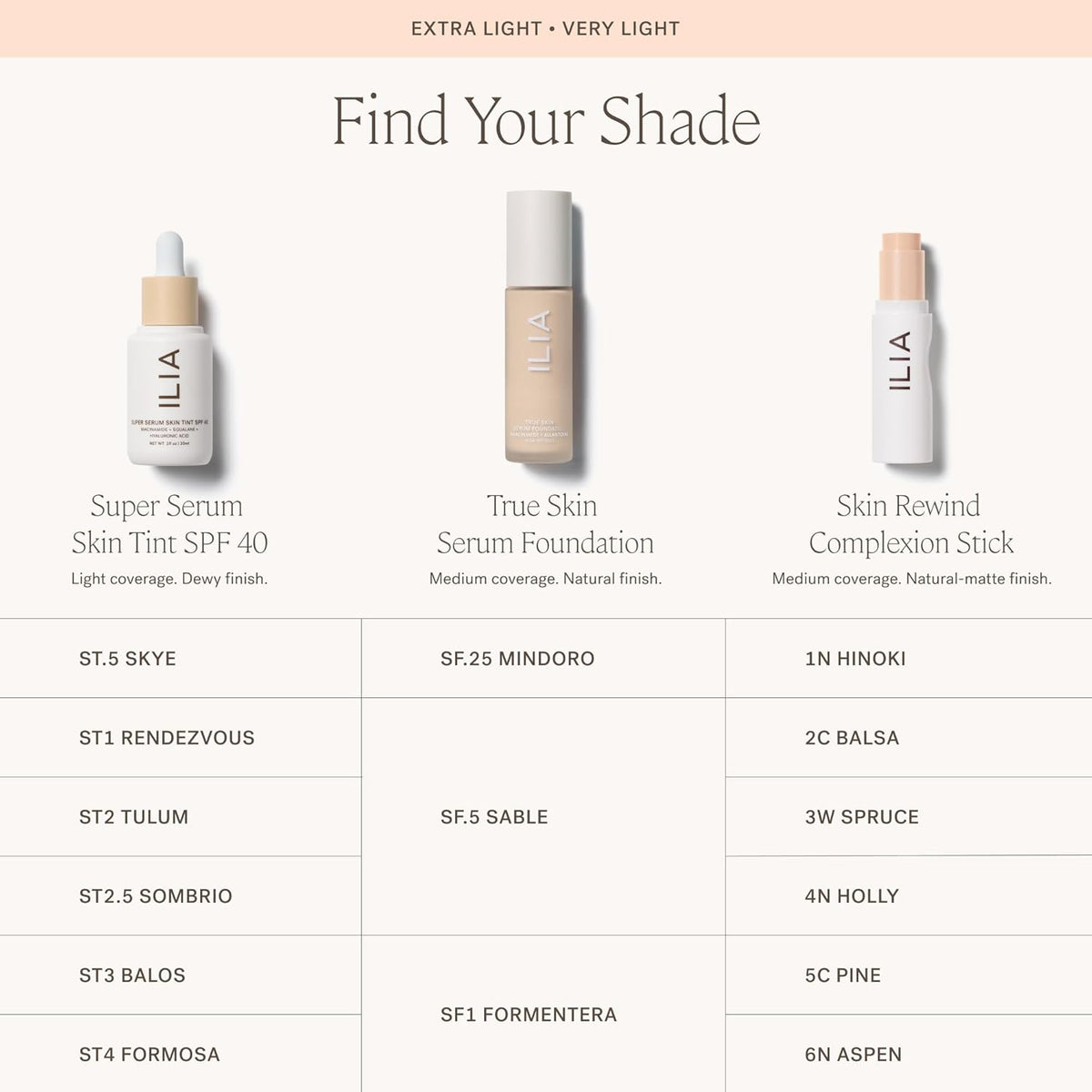 ILIA - Skin Rewind Complexion Stick - Foundation + Concealer + Skincare | Non-Toxic, Vegan, Cruelty-Free, Clean Makeup (5C - Pine, 0.35 oz | 10 g)