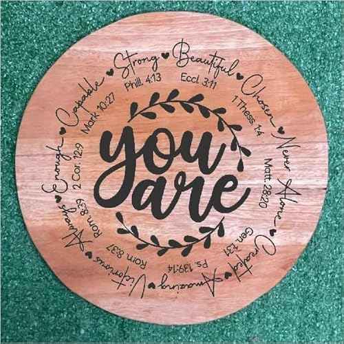 JAJADO Christian Reusable Silk Screen Stencils: Motivational Bible Verse Templates for Crafts on T-Shirt/Wood/Glass/Canvas Wall DIY Office Home Decor