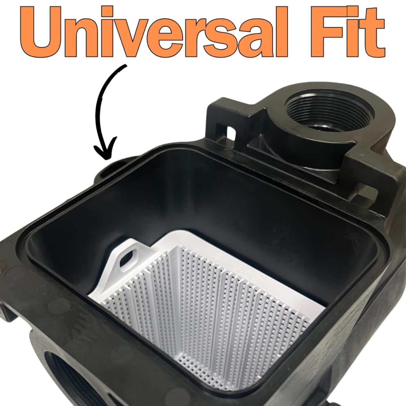EZ POOLS Reinforced-Duty Pump Basket – 4X Stronger Mold Than OEM, Fits Hayward Super Pump (SPX1600M)
