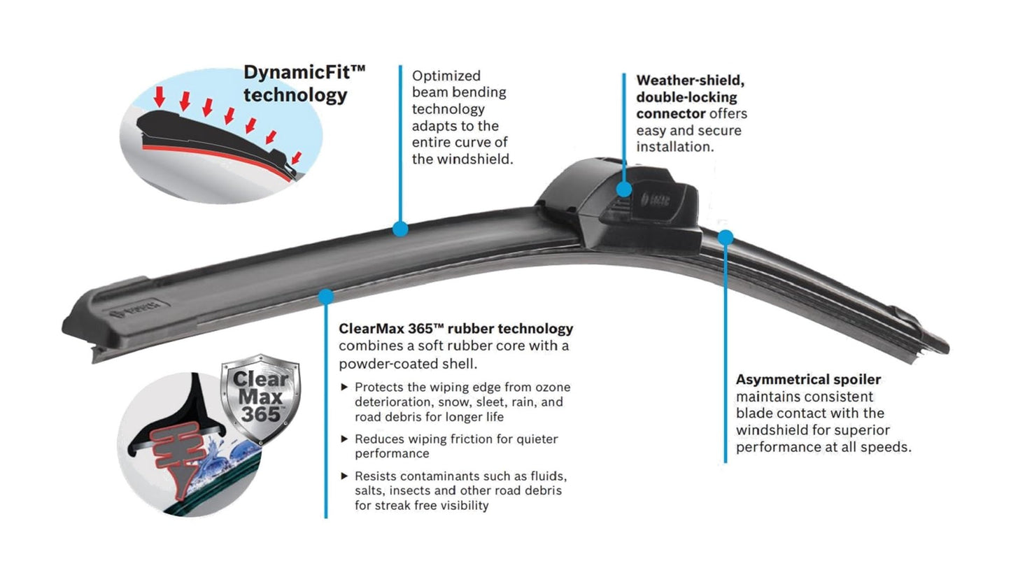 BOSCH 24OE ICON Premium Beam Wiper Blade; 24" - Single