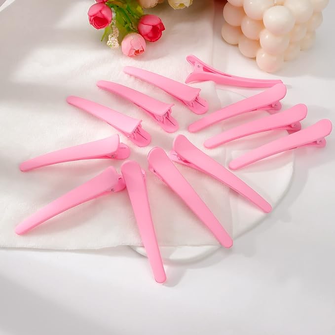 YISSION 12 PCS Hair Clips for Styling Sectioning, 3.1 Inch Matte Alligator No Crease Duck Billed Hair Clips, Hair Barrettes for Women Girls