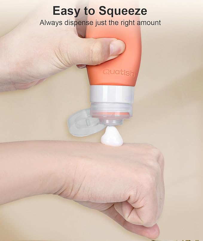 20 Pack Travel Bottles for Toiletries, Original Patented, TSA Approved Travel Size Containers, Leak Proof Silicone Shampoo and Conditioner Bottles Women & Men, Airplane Cruise Essentials, Macaron