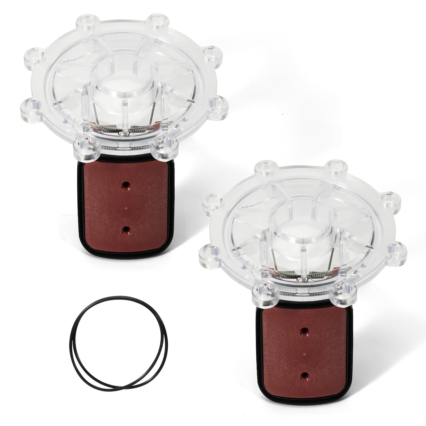 Aumzong 7056 2Pcs Check Valve Covers with Flapper Assembly Compatible with Zodiac Jandy Spring Check Valve Replacement# 7235,7305