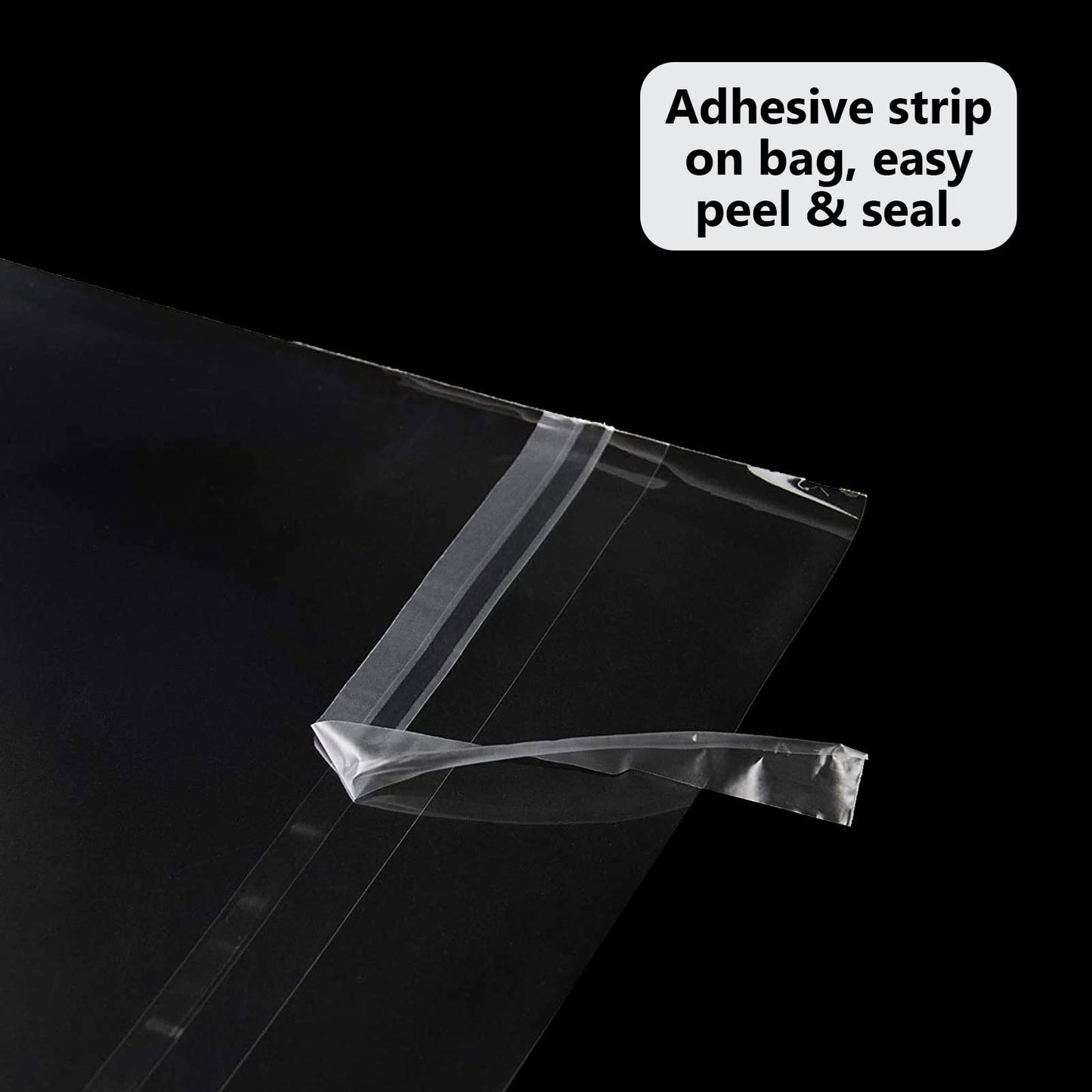 Somime 100 Pack 11 3/7 x 14 3/8 Inches Crystal Photo Sleeves Storage Bags for 11x14 Photo Mat, Art Sleeves for Prints