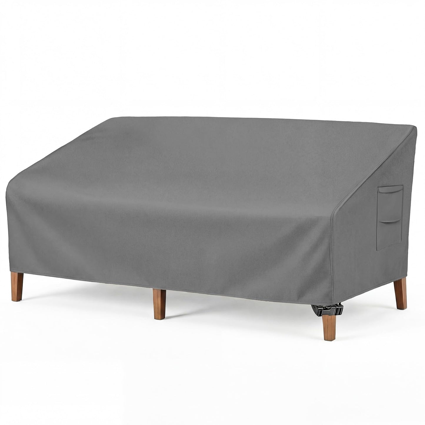 Vailge Heavy Duty Patio Sofa Cover, 100% Waterproof 3-Seater Outdoor Sofa Cover,Lawn Patio Furniture Covers with Air Vent and Handle,85" Wx 37" Dx 35" H,Grey