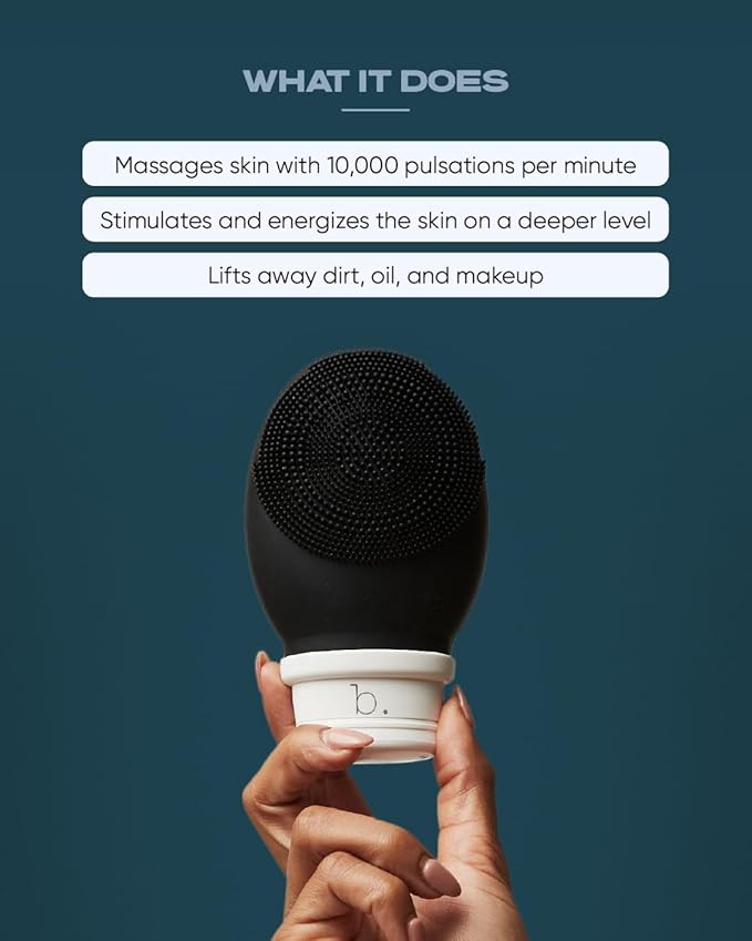 Buttah Skin by Dorion Renaud Buttah Vibe Cleansing Brush with Stand Ã¢ÂÂ New & Improved Technology for Deep Cleansing & Gentle Exfoliation - Sonic Pulsating Face Brush - 2-Speed for Men & Women
