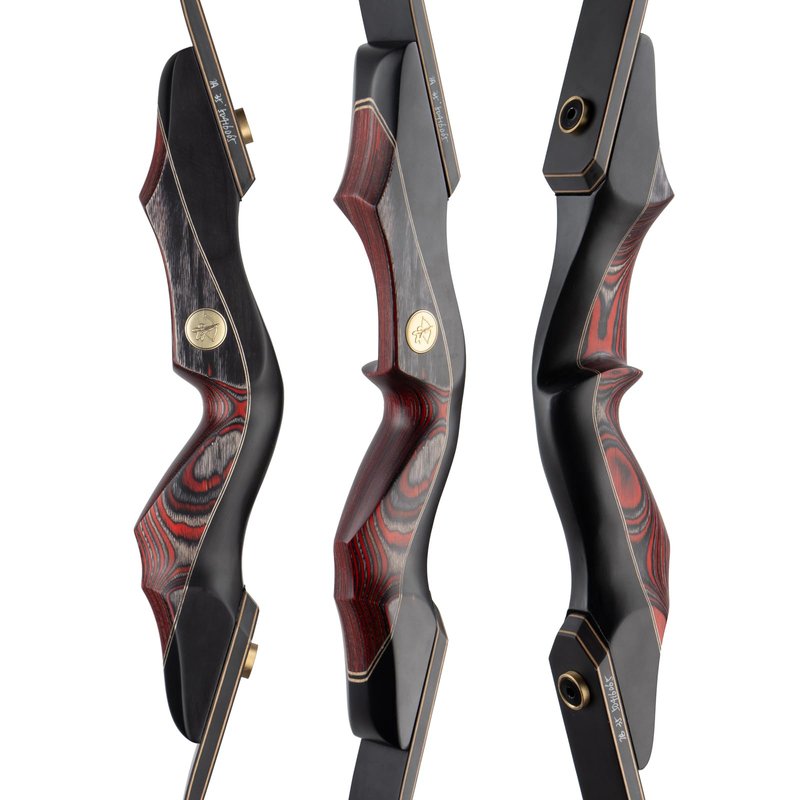 Professional Recurve Bow and Arrow Set for Adults Youth Beginners, 60'' Wooden Takedown Hunting Bow for Outdoor, Hunting and Practice, Right Hand, 30/40/50lbs (Bow and Arrow Set, 50LBS)