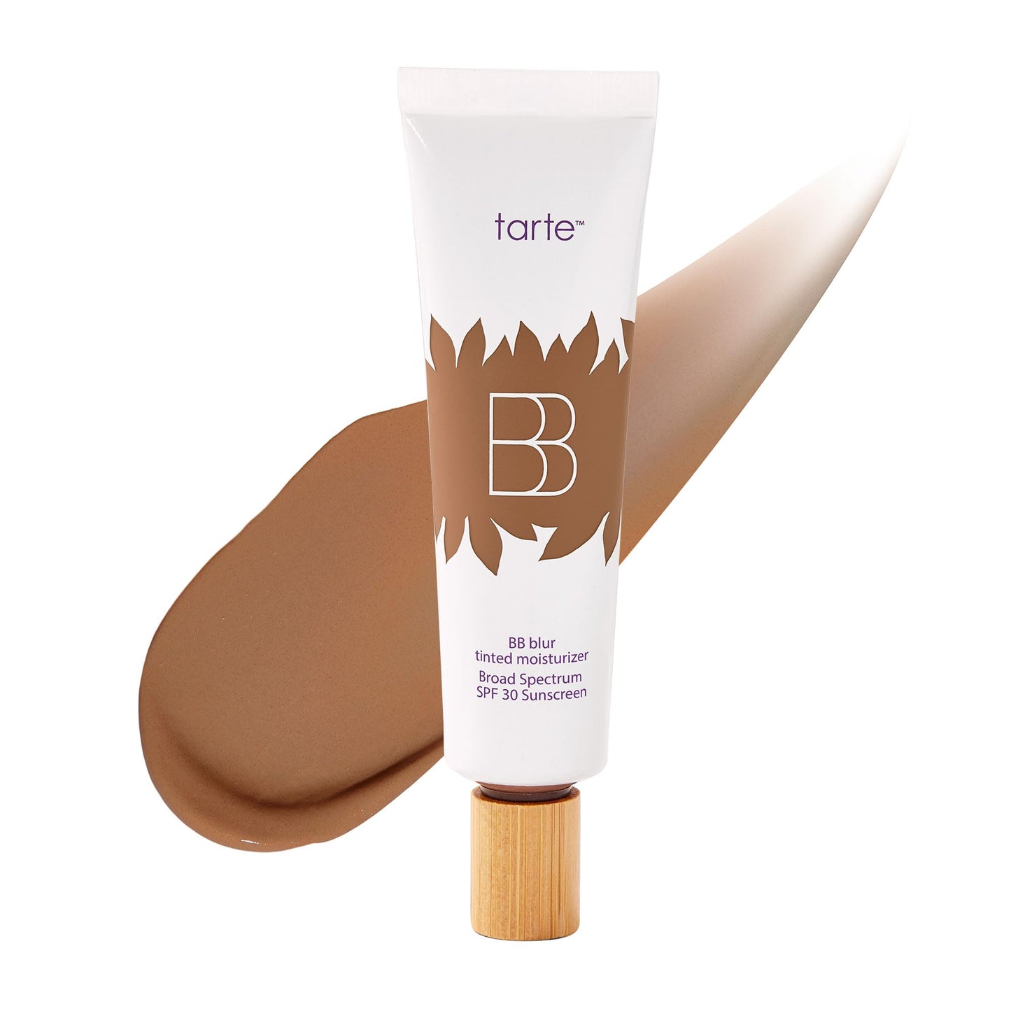 tarte BB blur tinted moisturizer Broad Spectrum SPF 30 – Medium Buildable Coverage with Natural Lightweight Matte Finish, Vegan & Cruelty-Free, full size, deep