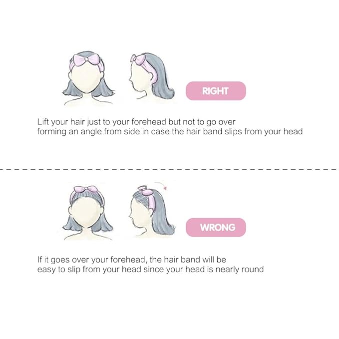 Shintop Women Fashion Lovely Soft Carol Fleece Bowknot Bow Makeup Cosmetic Shower Elastic Hair Band Hairlace Headband (Pink)
